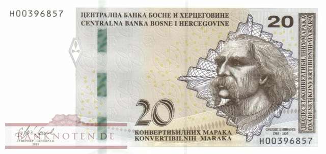 Bosnien Herzegowina - 20  Convertible Maraka (#083b_UNC)