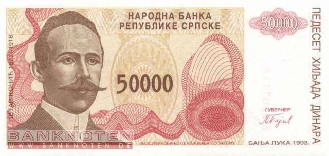 Bosnien Herzegowina - 50.000  Dinara (#153a_UNC)