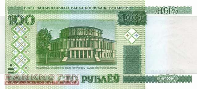 Weissrussland - 100  Rubel (#026b_UNC)