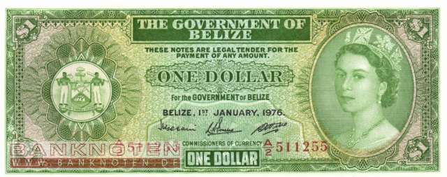 Belize - 1  Dollar (#033c_UNC)