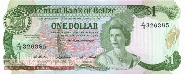 Belize - 1  Dollar (#046c_UNC)