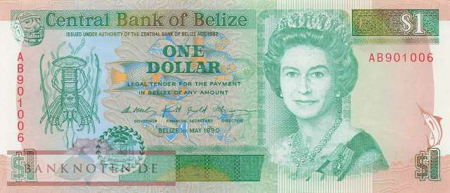 Belize - 1  Dollar (#051_UNC)