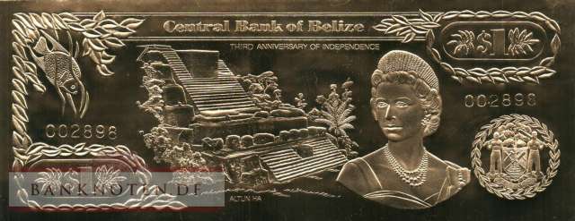 Belize - 1  Dollar (#CS1-001_UNC)