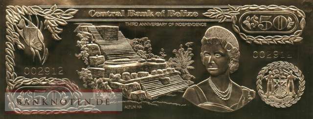 Belize - 50  Dollars (#CS1-050-7_UNC)
