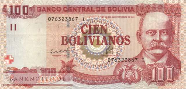 Bolivien - 100  Bolivianos (#241_UNC)