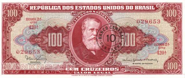 Brasilien - 10 Centavos (#185a_UNC)