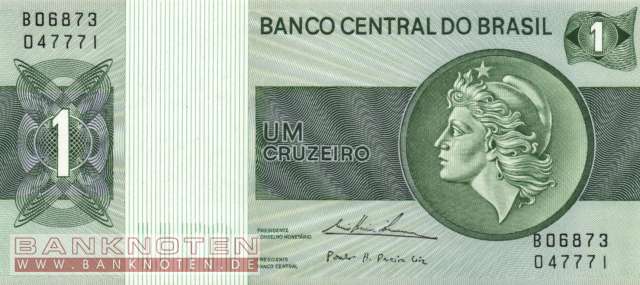 Brazil - 1  Cruzeiro (#191Ab_UNC)