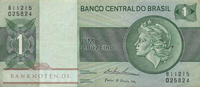 Brazil - 1  Cruzeiro (#191Ab_VF)