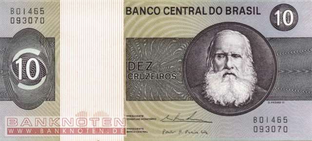 Brasilien - 10  Cruzeiros (#193c_UNC)