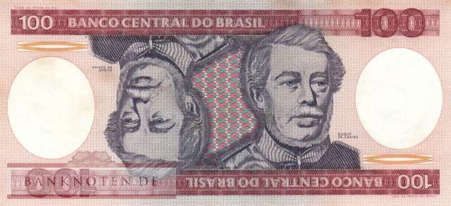 Brazil - 100  Cruzeiros (#198a_AU)