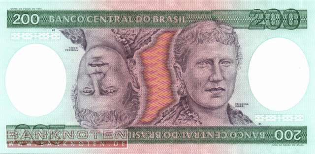 Brasilien - 200  Cruzeiros (#199a_UNC)