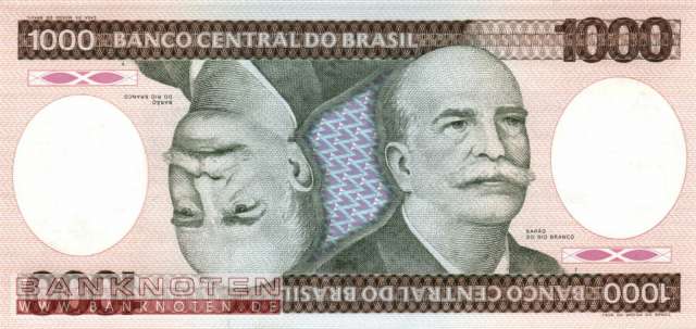 Brazil - 1.000  Cruzeiros (#201d_UNC)