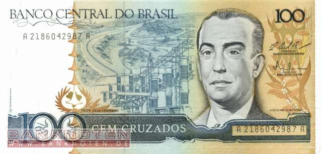 Brasilien - 100  Cruzados (#211c_UNC)