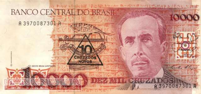 Brasilien - 10  Cruzados Novos (#218a_AU)