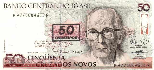 Brasilien - 50  Cruzeiros (#223_UNC)