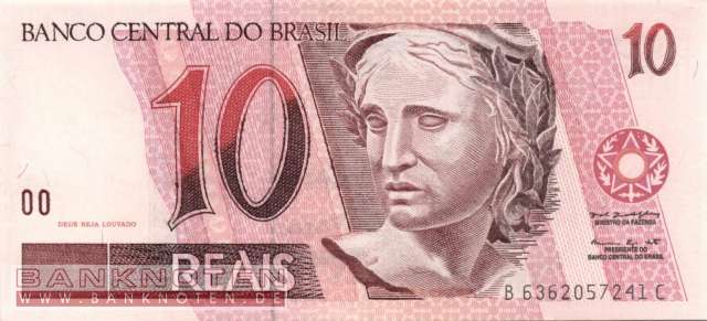 Brazil - 10  Reais (#245Ae_UNC)