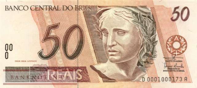 Brasilien - 50  Reais (#246n_UNC)