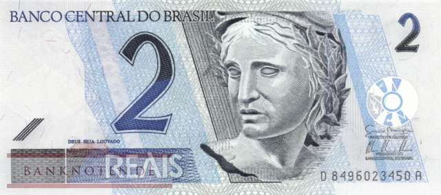 Brazil - 2 Reais (#249f_UNC)