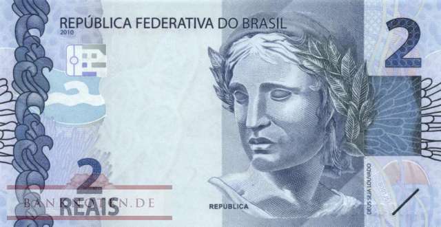 Brazil - 2  Reais (#252a_UNC)
