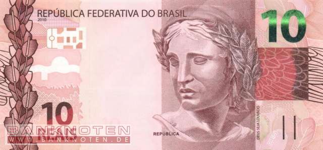 Brasilien - 10  Reais (#254a_UNC)