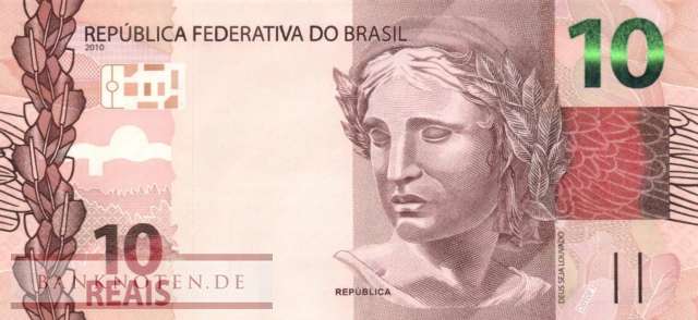 Brasilien - 10  Reais (#254c_UNC)