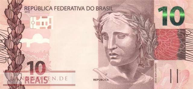Brasilien - 10  Reais (#254d_UNC)