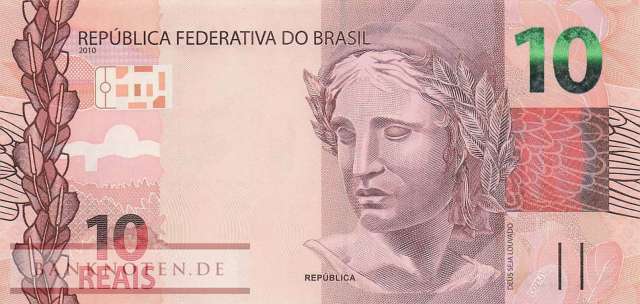 Brazil - 10  Reais (#254f_UNC)