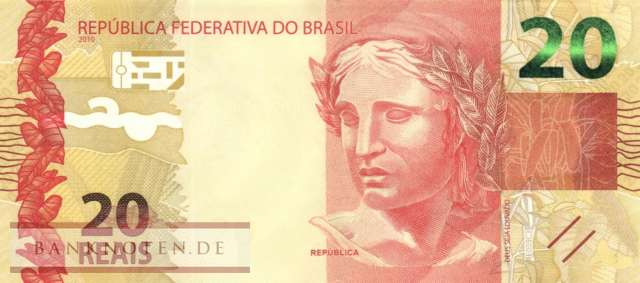 Brazil - 20  Reais (#255c_UNC)
