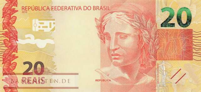 Brazil - 20  Reais (#255f_UNC)
