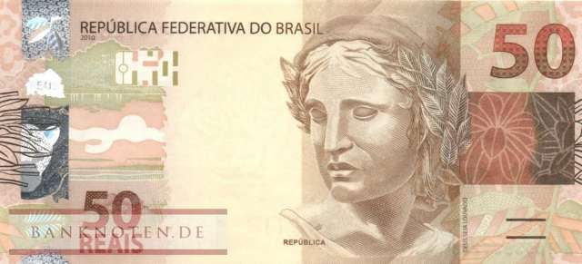 Brasilien - 50  Reais (#256b_UNC)