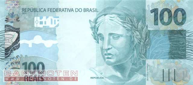 Brasilien - 100  Reais (#257b_UNC)