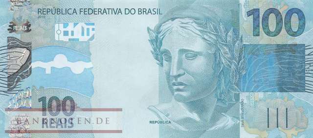 Brazil - 100  Reais (#257g_UNC)