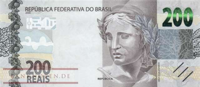 Brazil - 200  Reais (#258a_UNC)