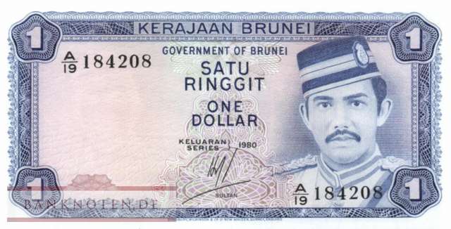 Brunei - 1  Ringgit (#006b-80_UNC)