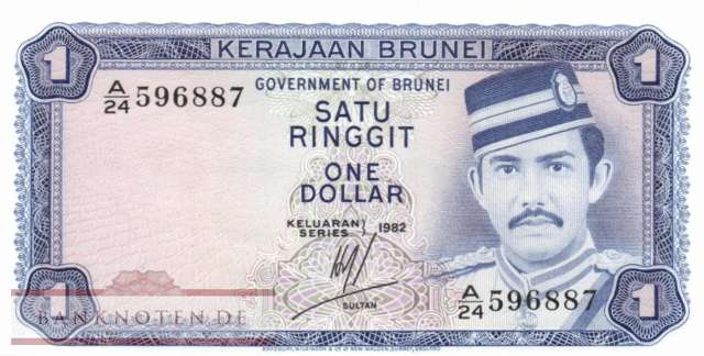 Brunei - 1  Ringgit (#006b-82_UNC)