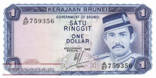 Brunei - 1  Ringgit (#006c-83_UNC)