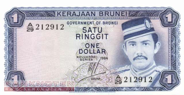 Brunei - 1  Ringgit (#006c-84_UNC)
