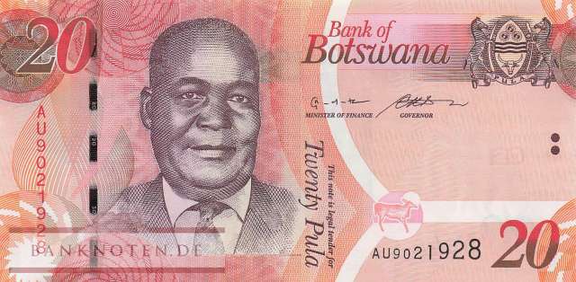 Botswana - 20  Pula (#031i_UNC)