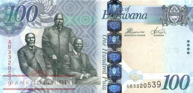 Botswana - 100  Pula (#033b_UNC)