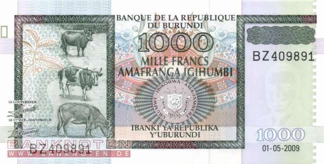 Burundi - 1.000  Francs (#046_UNC)