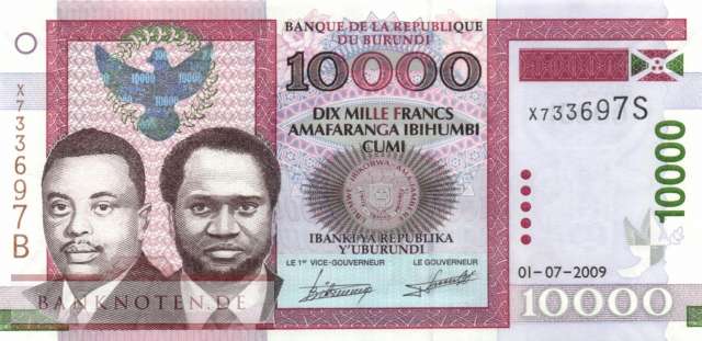 Burundi - 10.000  Francs (#049a_UNC)