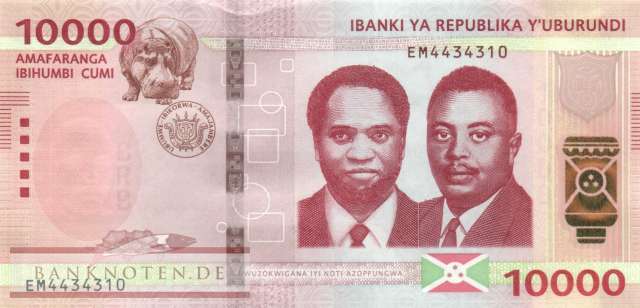 Burundi - 10.000  Francs (#059a_UNC)