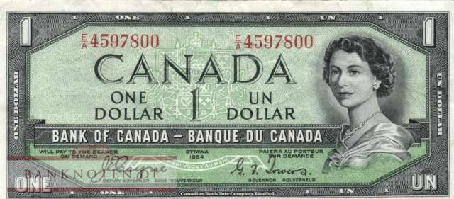Canada - 1  Dollars (#066a_VF)