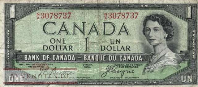 Canada - 1  Dollar (#066b_F)