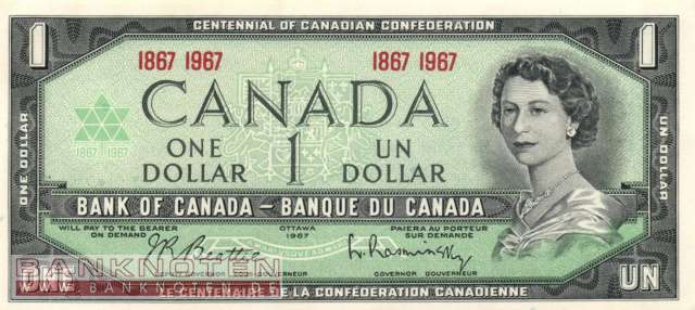 Canada - 1  Dollar (#084a_UNC)