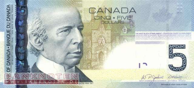 Canada - 5  Dollars (#101Aa_UNC)