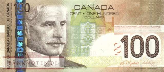 Canada - 100  Dollars (#105c_UNC)