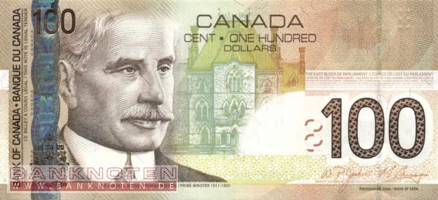Canada - 100  Dollars (#105d_UNC)