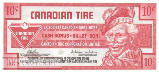 Kanada - Canadian Tire - 10  Cents - Gutschein (#952_UNC)