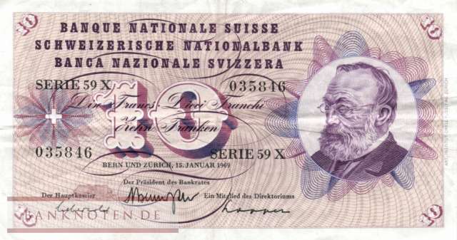 Schweiz - 10  Franken (#045o-U42_VF)